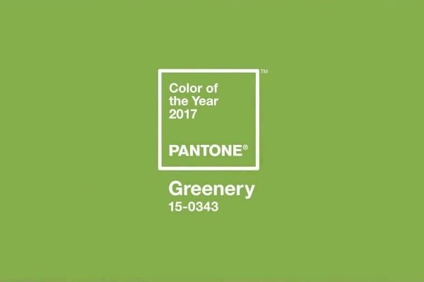 2017-ųjų metų spalva - "Greenery" (žaluma)