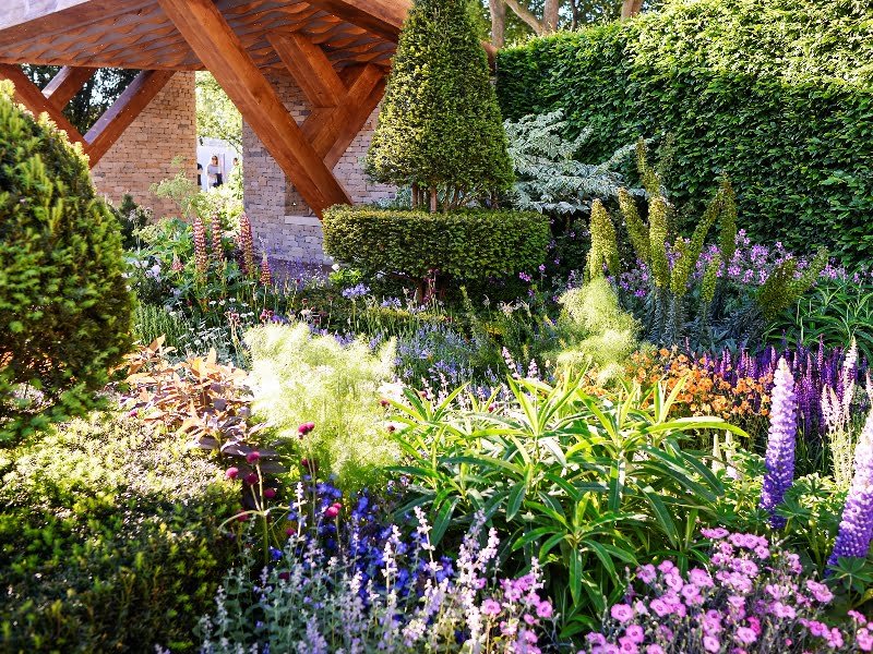 The Morgan Stanley Garden, dizaineris Chris Beardshaw. (paroda „Chelsea Flower Show“ 2017)