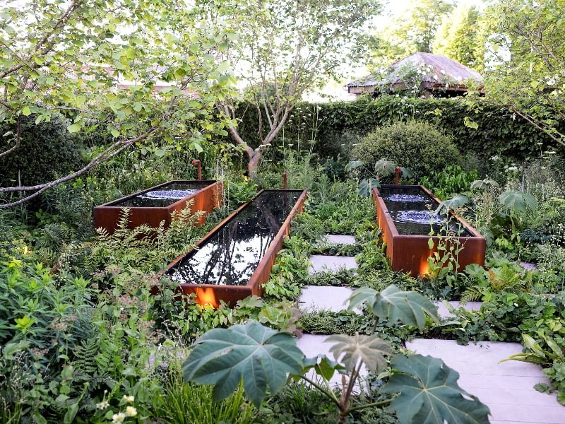 The Zoe Ball Listening Garden, kurtas dizainerio James Alexander-Sinclair. (paroda „Chelsea Flower Show“ 2017)