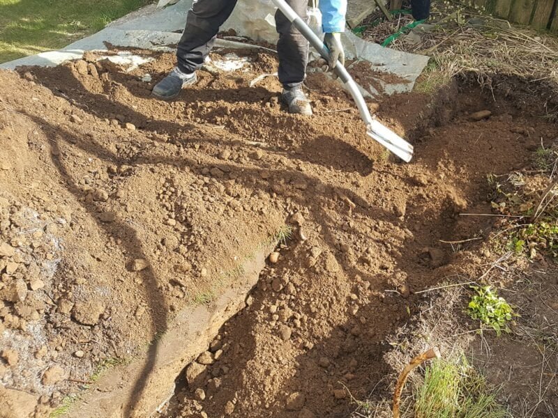 Vaismedžiams paruošiama tinkama žemė. Nuotr. L.Liubertaitė