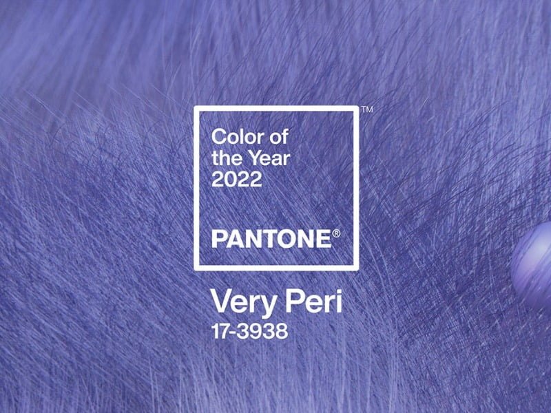 „Pantone 2022“ spalva „Very Peri“. Nuotr. Pantone.com