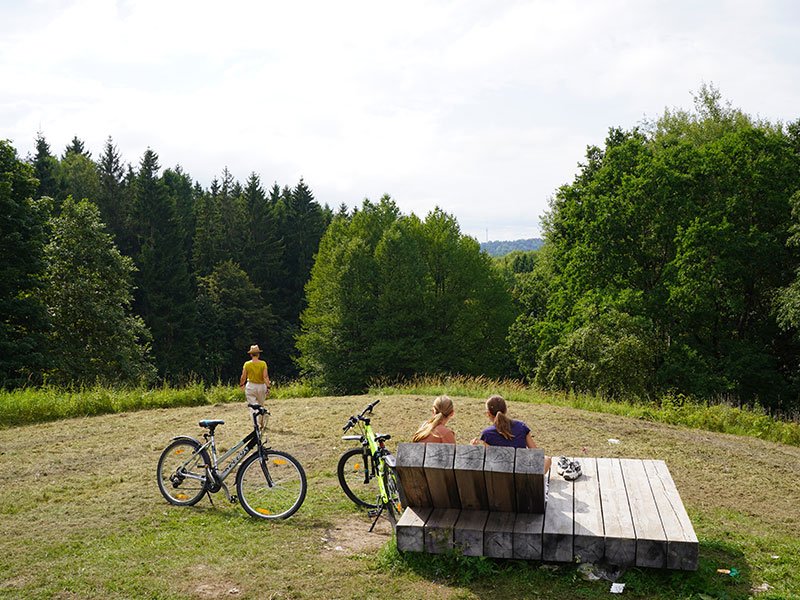 Ribiškių pažintiniame take Vilniuje galima pasigrožėti panoraminiais vaizdais