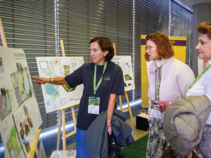 Krastovaizdzio dizaino projektai konferencijoje Garden style