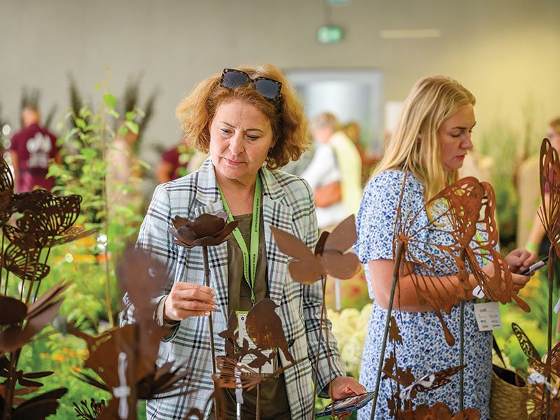Sodo dekoraciju idejos konferencijoje Garden Style