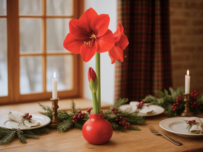 Vaskuotas amarilio ziedai