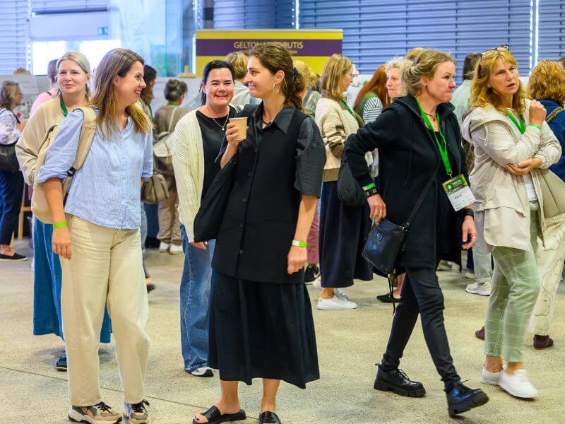 Mantas "Garden style" konferencijoje pasijuto lyg namuose, tarp savų. Nuotr. J.Andužis